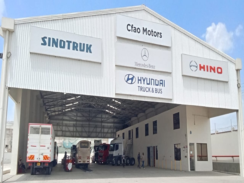 Service center of CFAO MOTORS in Mombasa